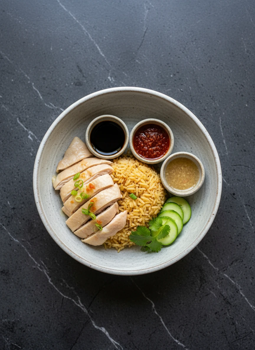 Hainanese Chicken Rice