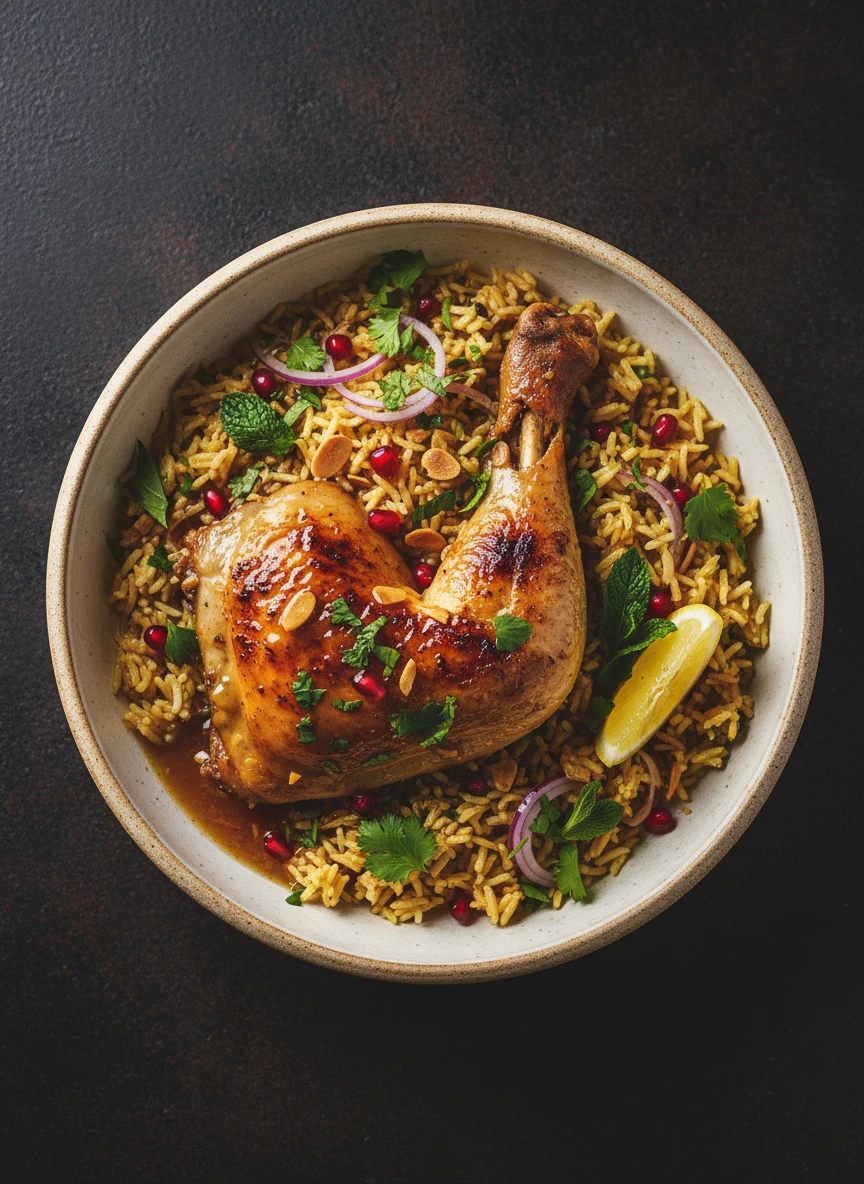 Halal-style Chicken and Rice