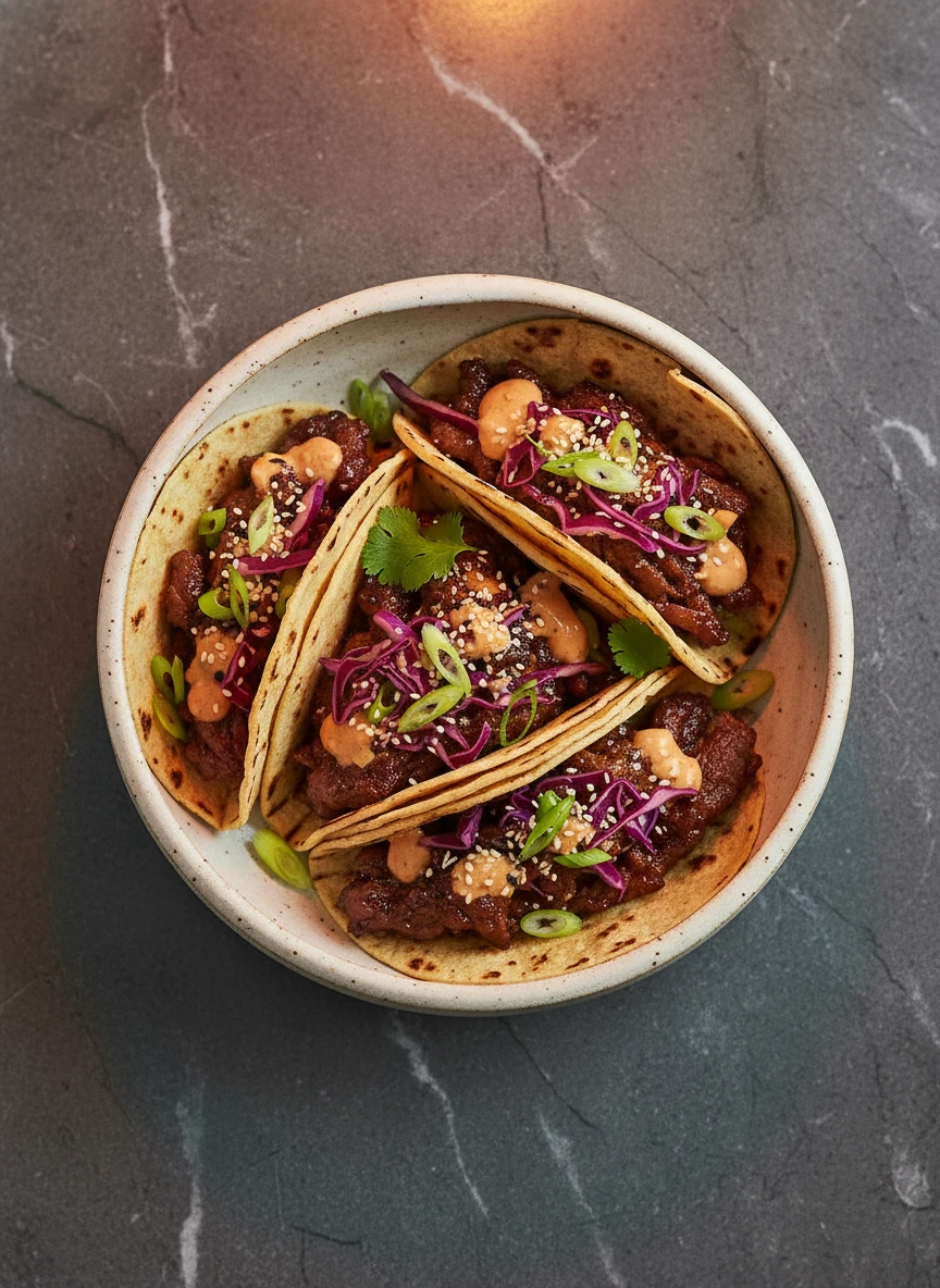Korean Bulgogi Tacos