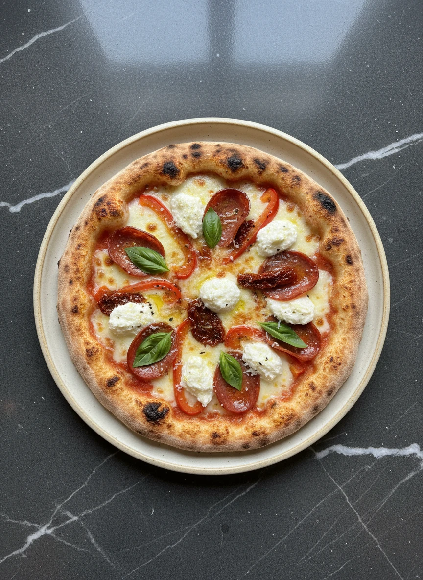 Wood-Fired Artisanal Pizza